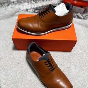 Martin Dingman Tan Leather Oxfords